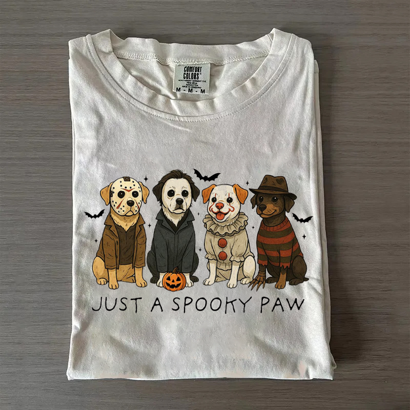 Sweat-shirt d'Halloween pour chien Just a Spooky Paw, sweat à capuche de saison effrayante, cadeau unique pour les amoureux des animaux