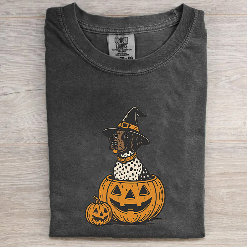 Sweat-shirt d'Halloween à motif de Braque à poil court, sweat à capuche de saison effrayante, cadeau unique pour les amoureux des animaux