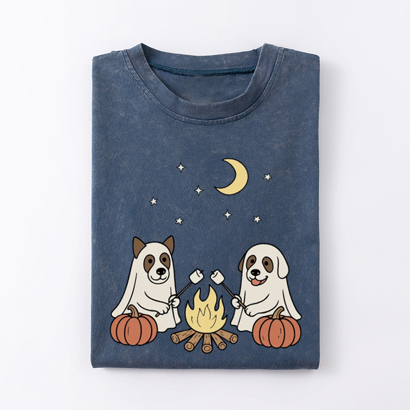 Sweat à capuche Halloween Fire Dog, cadeau d'Halloween pour les amoureux des animaux