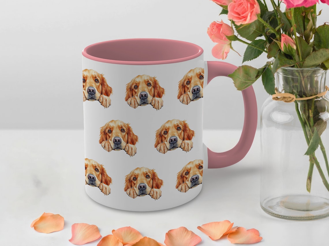 Tasse photo personnalisée pour animaux de compagnie avec visage et nom de chien, cadeau pour les amoureux des chiens