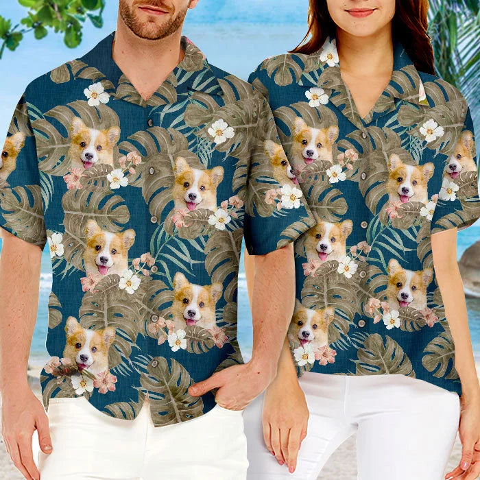 Cara de mascota bordada personalizada y nombre de mascota sudadera retrato de perro bordado cuello redondo regalo amante de las mascotas