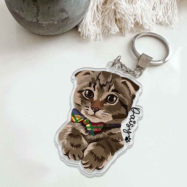 Personalisiertes Gedenkschild für Haustierhalsband mit Haustierohr und Namen, Geschenk für Tierliebhaber