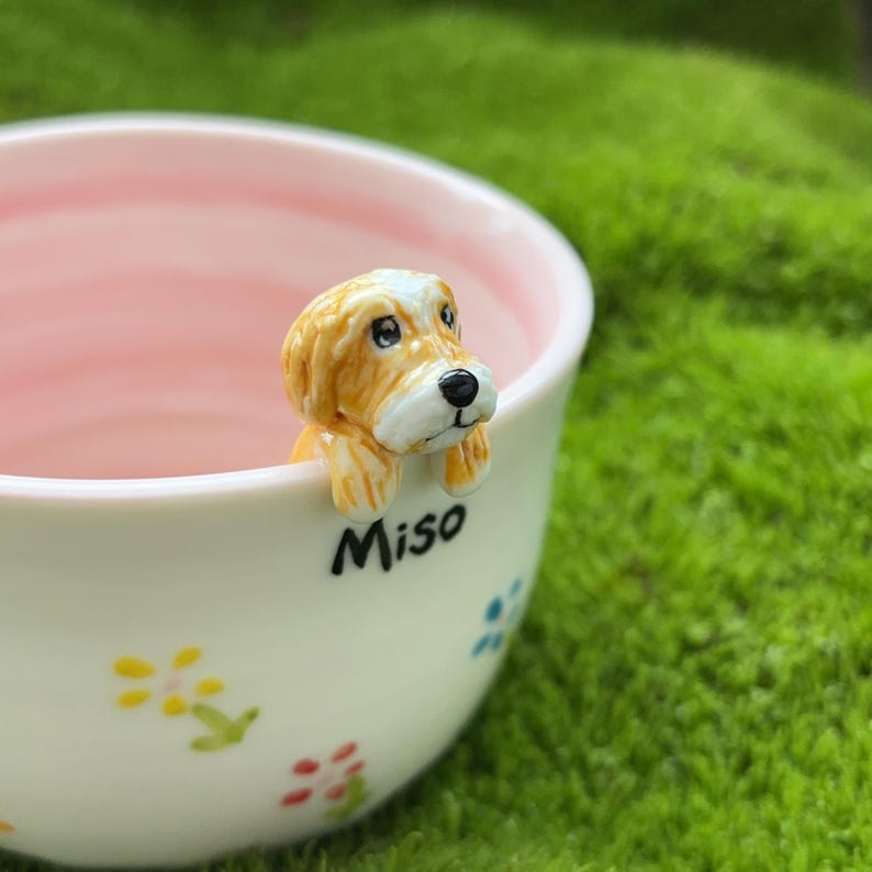 Personalized Dog Figure Mug Custom Dog Photo Mug Mother's Day Gift for Dog Mom