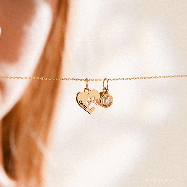 Personalisiertes Gedenkschild für Haustierhalsband mit Haustierohr und Namen, Geschenk für Tierliebhaber