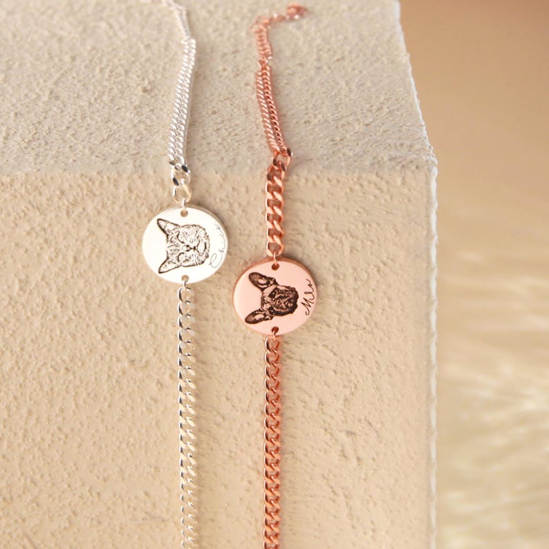 Letrero conmemorativo personalizado para collar de mascota con oreja y nombre, regalo para amantes de las mascotas