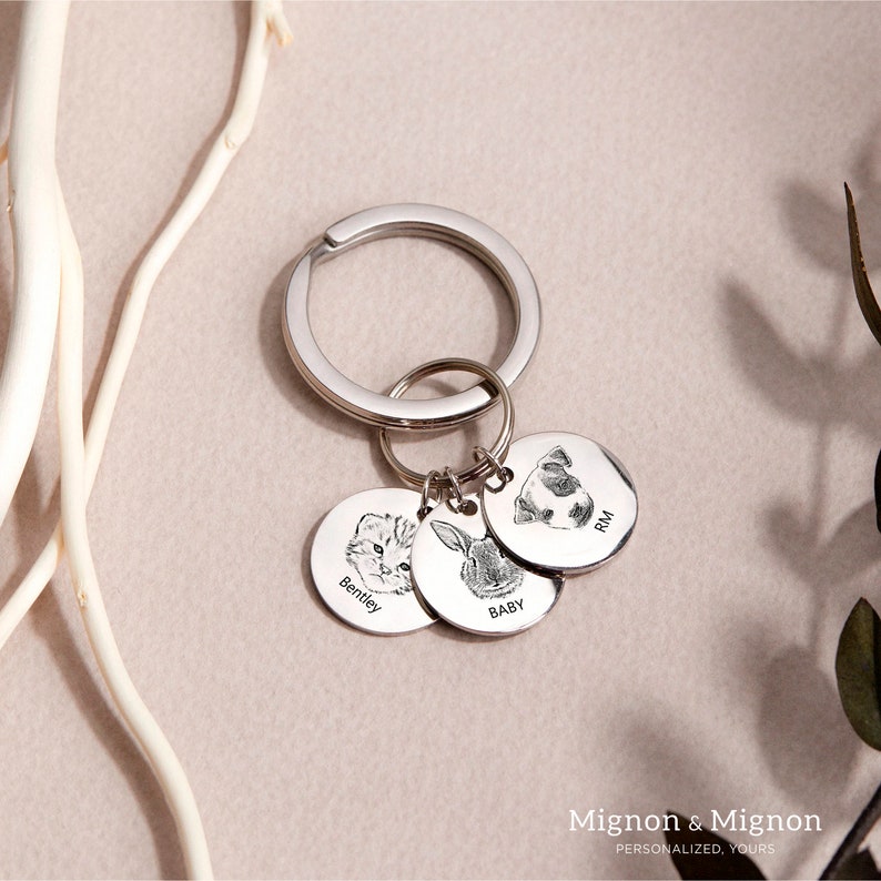 Letrero conmemorativo personalizado para collar de mascota con oreja y nombre, regalo para amantes de las mascotas