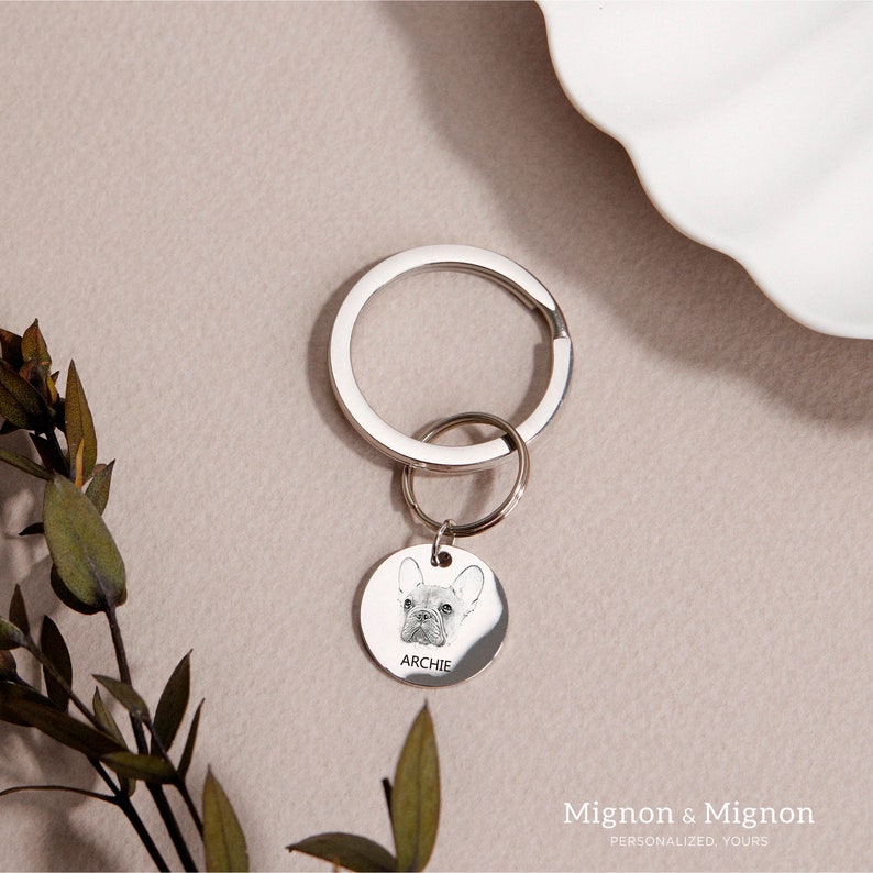 Letrero conmemorativo personalizado para collar de mascota con oreja y nombre, regalo para amantes de las mascotas
