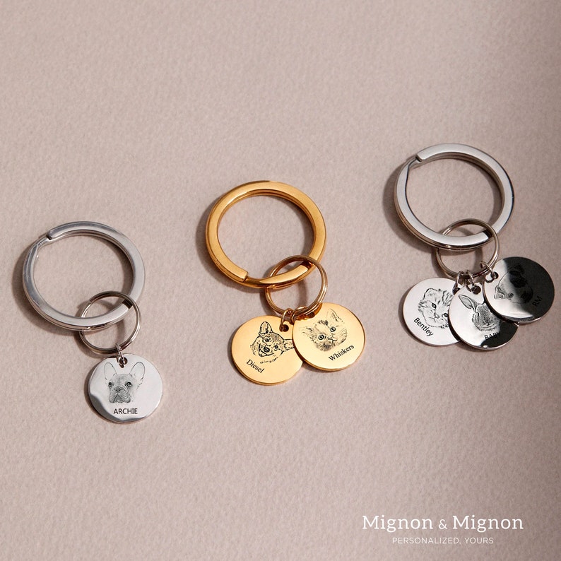 Letrero conmemorativo personalizado para collar de mascota con oreja y nombre, regalo para amantes de las mascotas