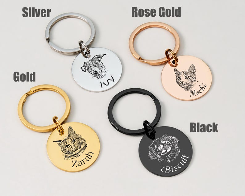 Personalisiertes Gedenkschild für Haustierhalsband mit Haustierohr und Namen, Geschenk für Tierliebhaber