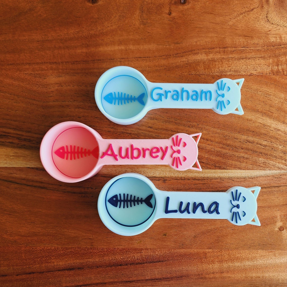 Personalized Cat Food Scoop with Name Gift For Pet Lovers