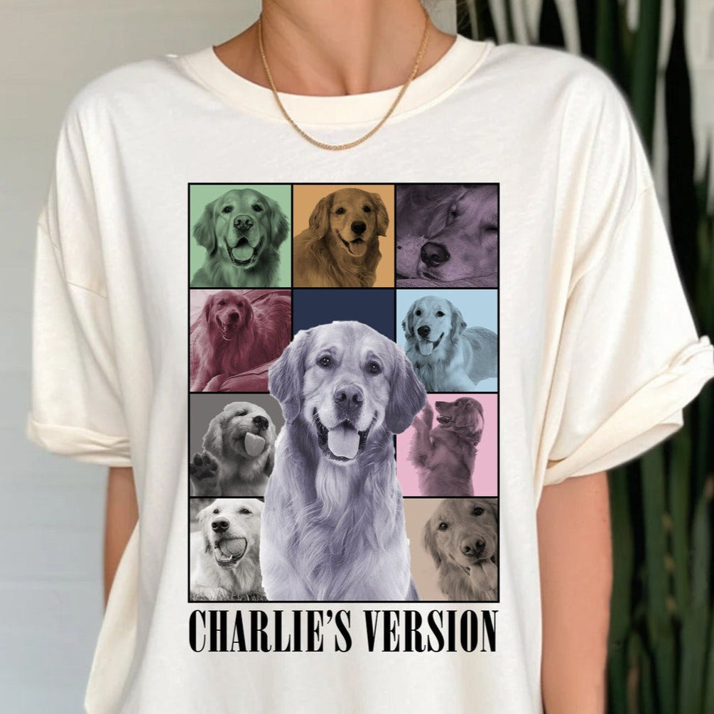 Personalized Vintage Pet Photo Sweatshirt Hoodie Gift for Pet Lovers
