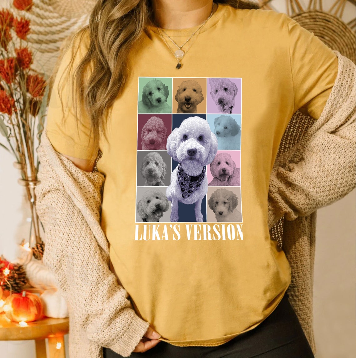 Personalized Vintage Pet Photo Sweatshirt Hoodie Gift for Pet Lovers