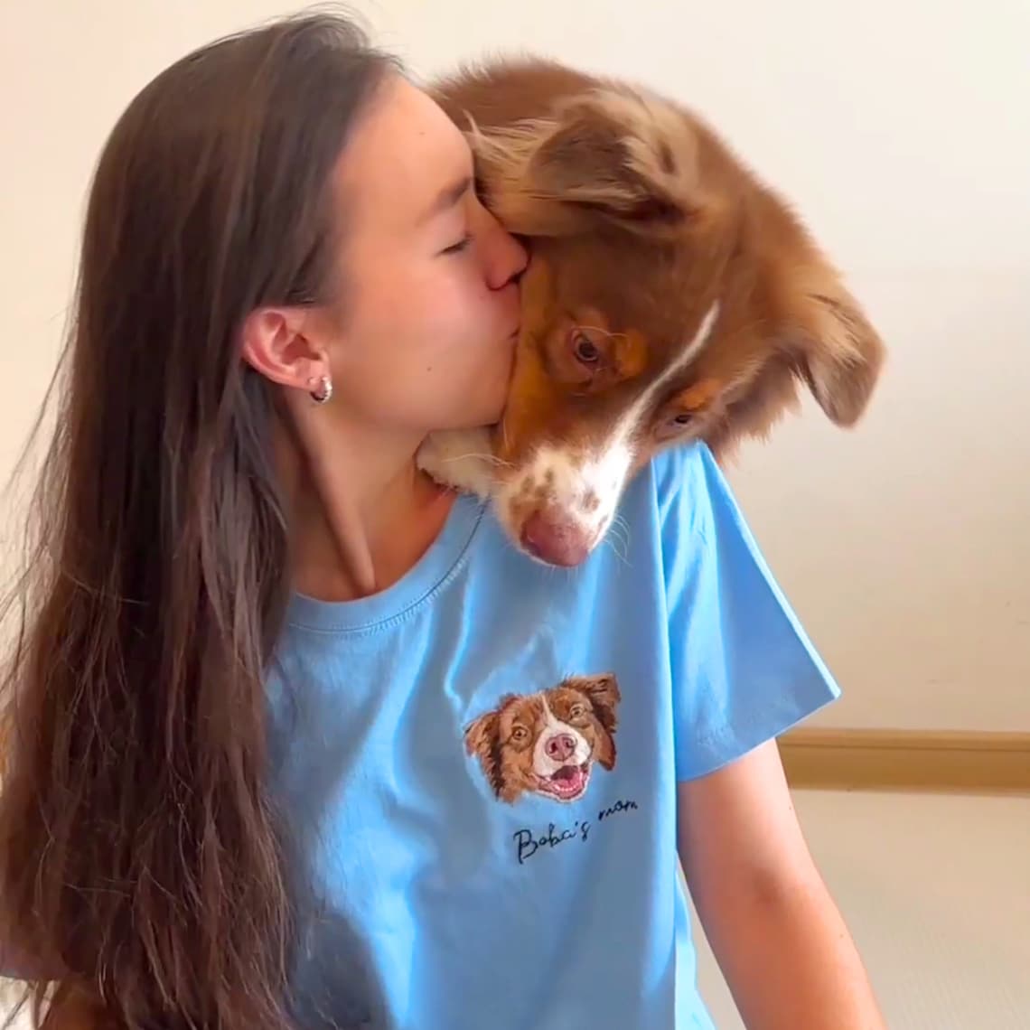 Sudadera con foto personalizada para mascota, con cara y nombre de perro bordados, regalo para dueños de perros y amantes de las mascotas.