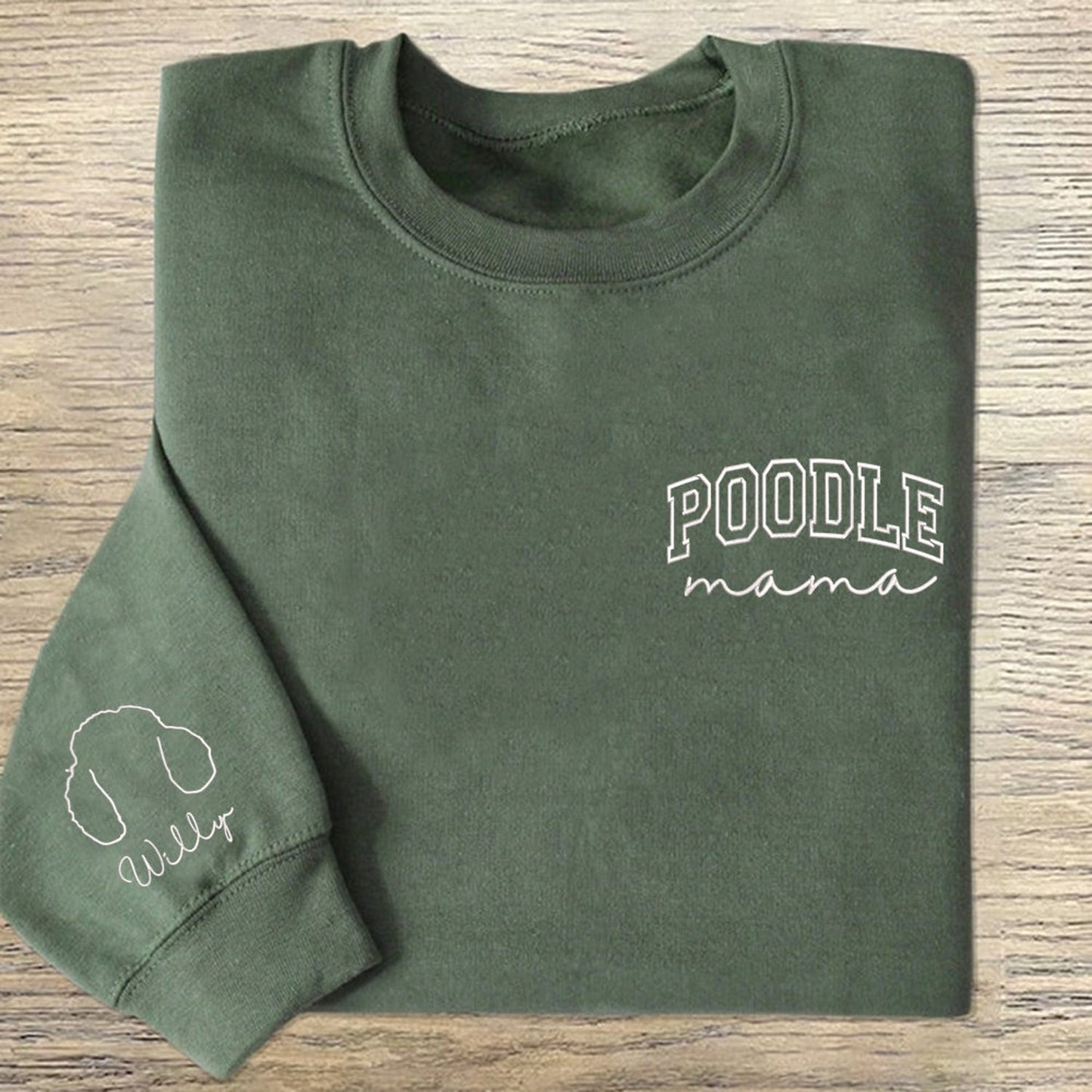 Sudadera personalizada con el nombre de tu mascota en la manga, regalo para amantes de las mascotas