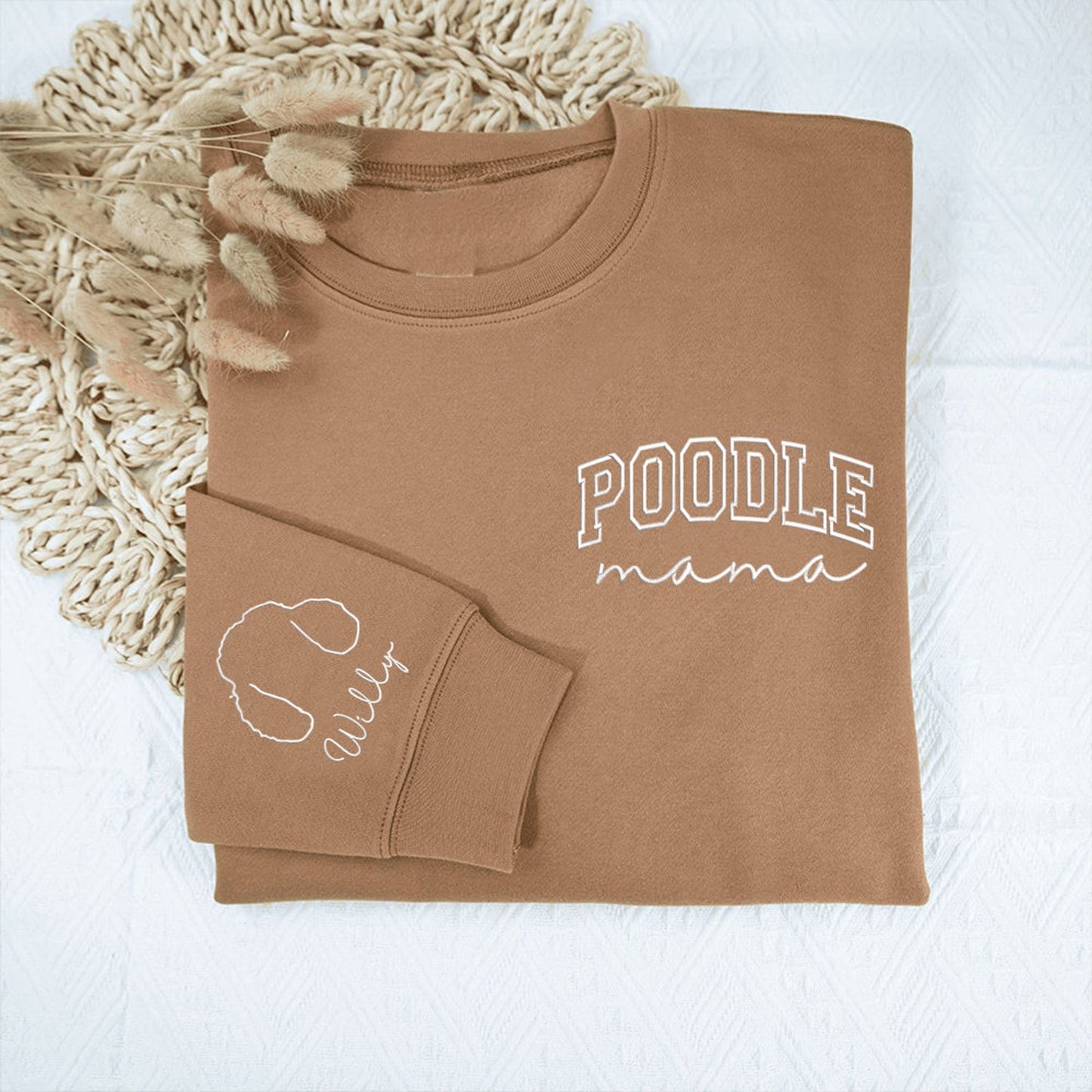 Sudadera personalizada con el nombre de tu mascota en la manga, regalo para amantes de las mascotas