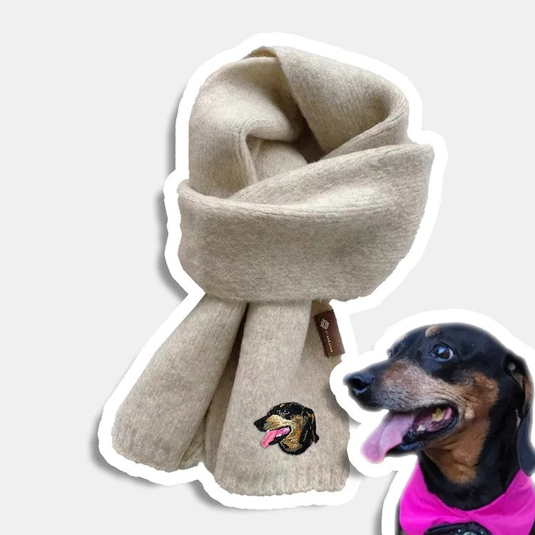 Cara de mascota bordada personalizada y nombre de mascota sudadera retrato de perro bordado cuello redondo regalo amante de las mascotas