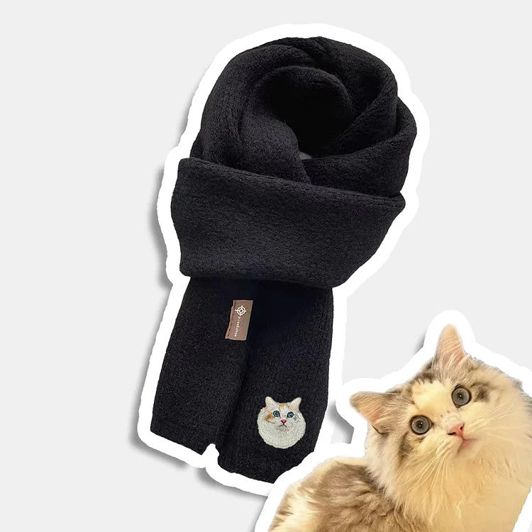 Cara de mascota bordada personalizada y nombre de mascota sudadera retrato de perro bordado cuello redondo regalo amante de las mascotas