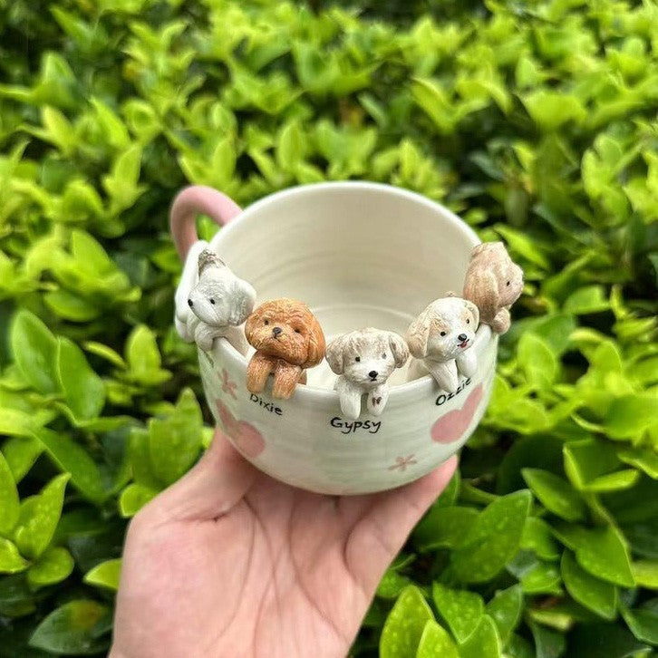Personalized Pet Figure Mug Birthday Valentines Anniversary Gift for Pet Lovers