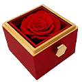 Joyero rojo rosa