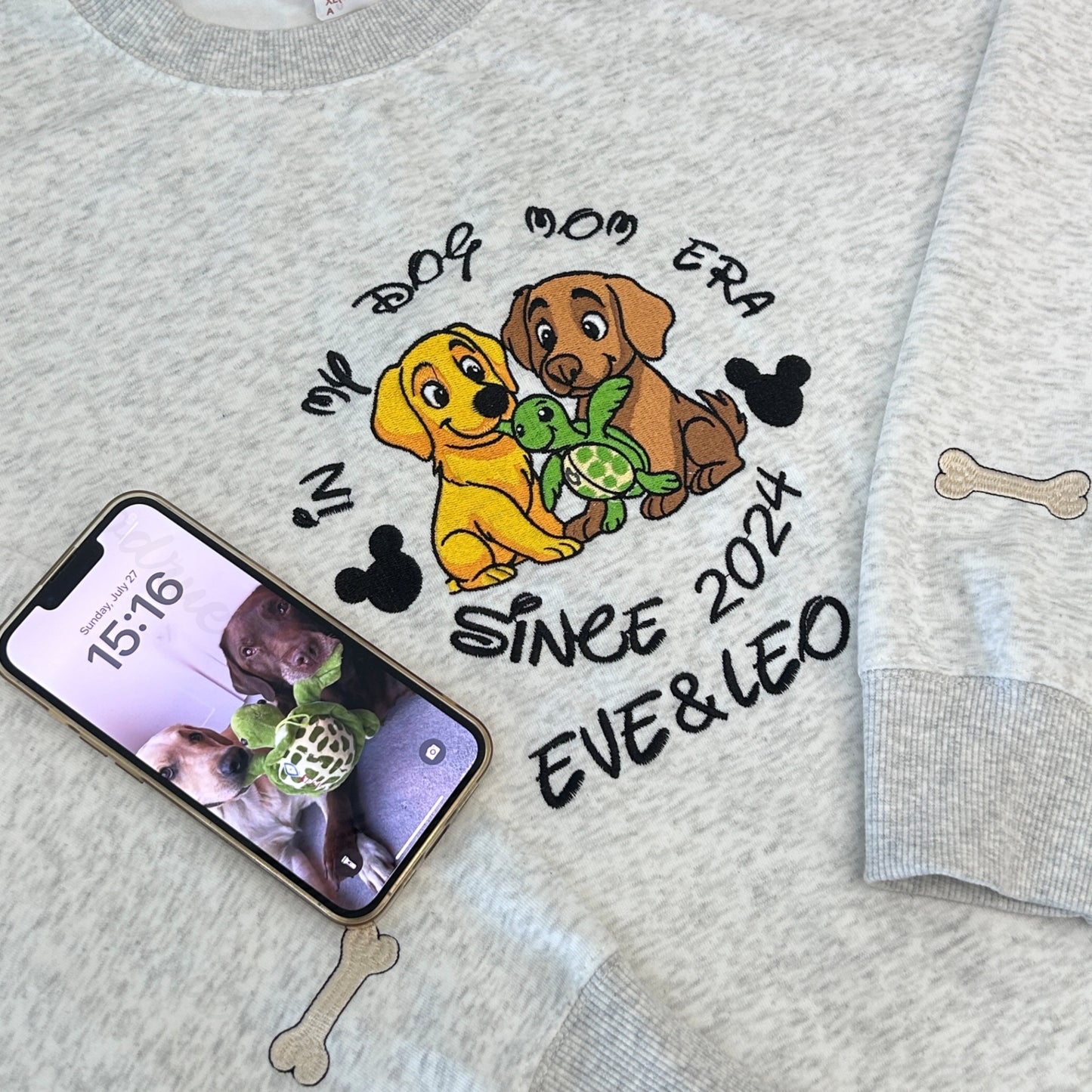 Sudadera personalizada con bordado de cara y nombre de mascota, foto de perro y gato, regalo para amantes de las mascotas