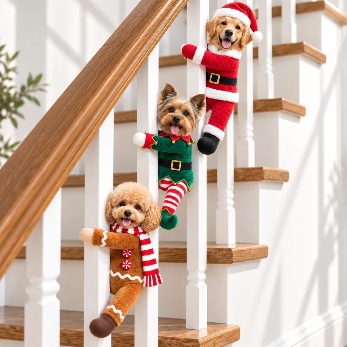 Écharpe tissée personnalisée avec portrait d'animal brodé et nom – Cadeau de Noël personnalisé pour les amoureux des animaux