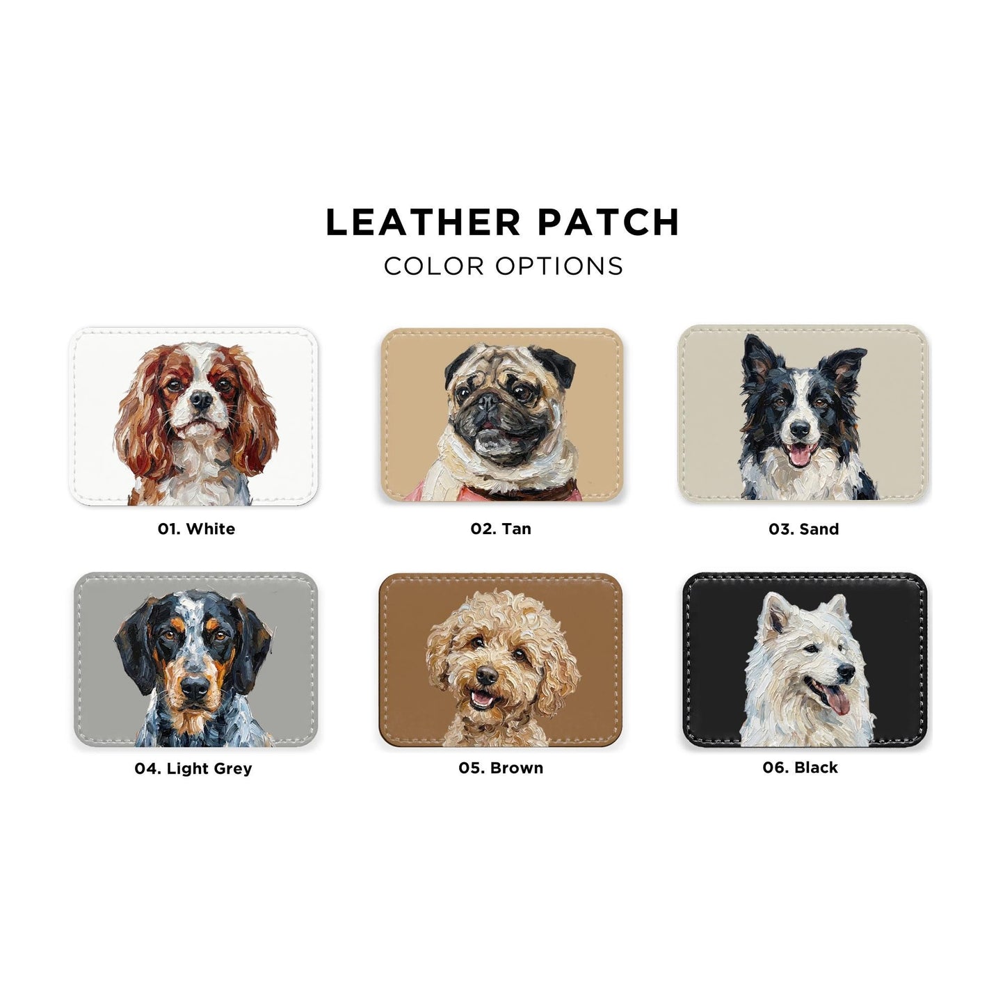 Custom Pet Portrait Leather Patch Hat, Artistic Style Trucker Hat, Dog Mom Dad Gift