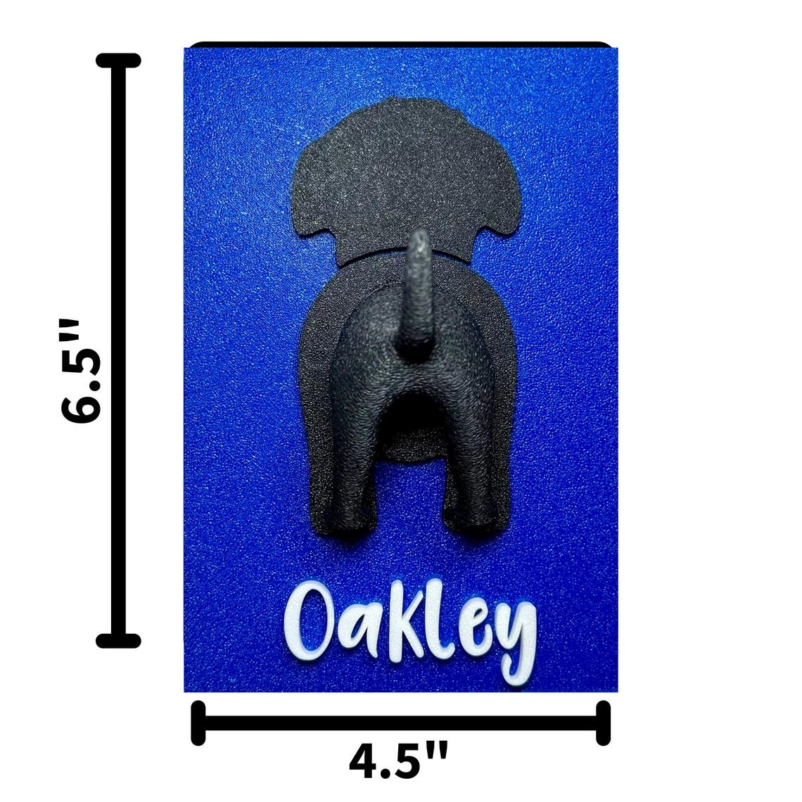 Personalized 3D Dog Leash Sign Holder Custom Dog Name Leash Holder Pet Supplies Gift for Pet Dog Lover
