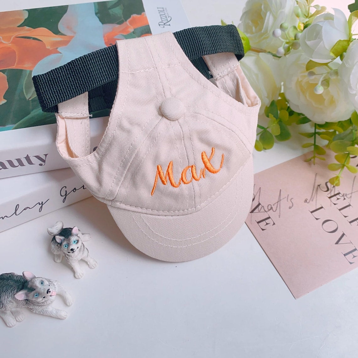 Personalized Dog Hat with Name – Custom Pet Caps & Embroidered Dog Hats Gift For Dog Lovers