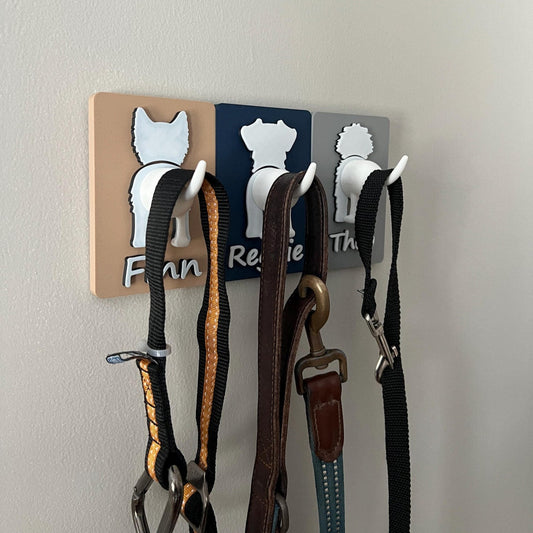 Personalized Dog Leash Holder for Wall – Funny Dog Butt Leash Hook, Custom Pet Leash Hanger, Gift for Dog Owners