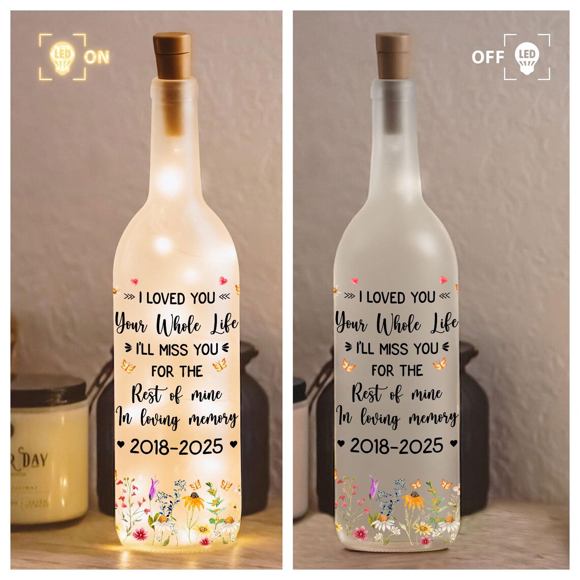 Personalisiertes Hundefoto Pfoten-Nachtlicht Haustier-Erinnerungsgeschenk für Tierliebhaber 