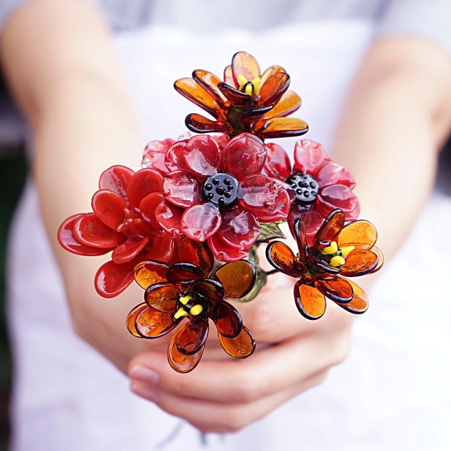 Personalized Glass Birth Month Flower Unique Gifts for Mom Grandma Mother's Day Christmas Gift Ideas