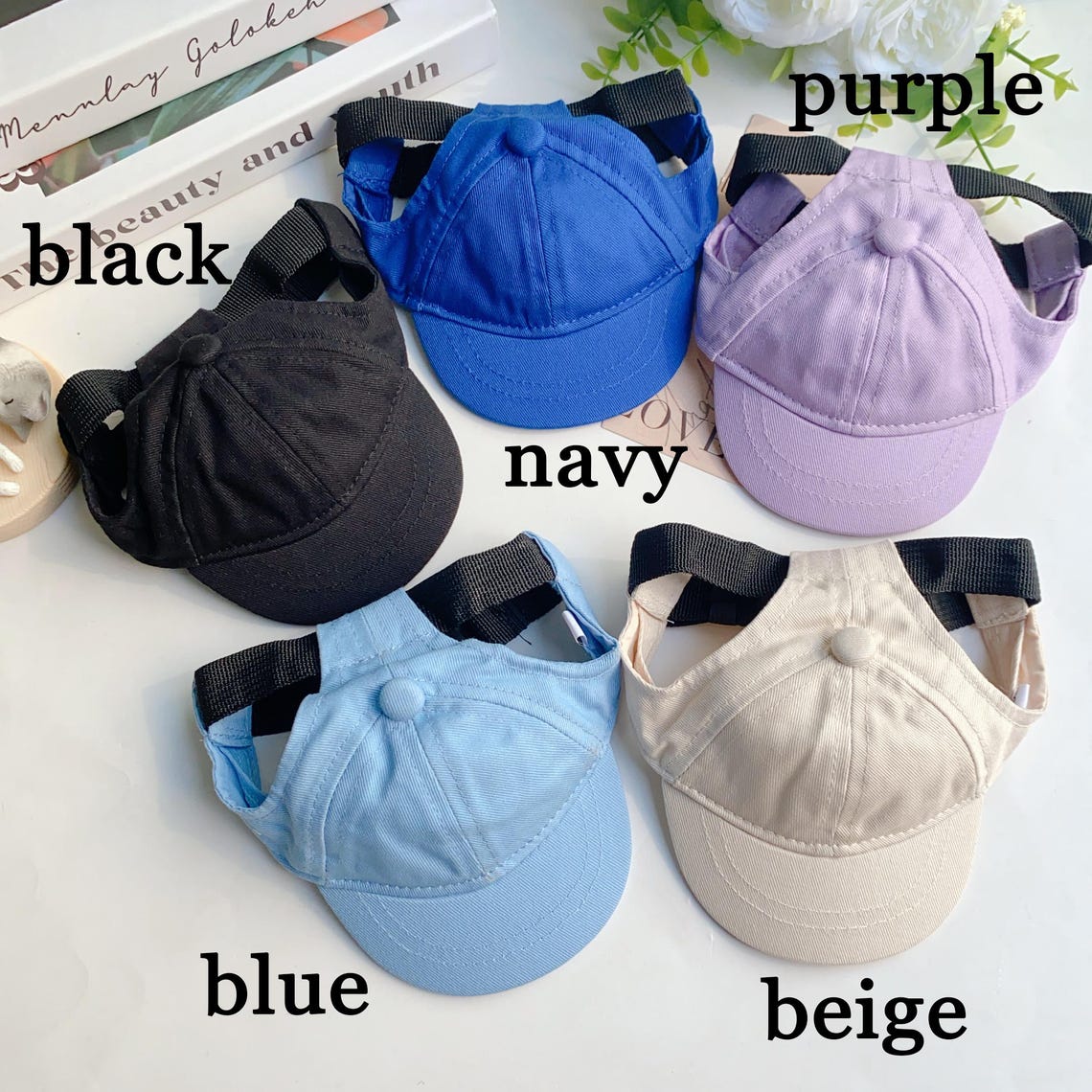 Personalized Dog Hat with Name – Custom Pet Caps & Embroidered Dog Hats Gift For Dog Lovers