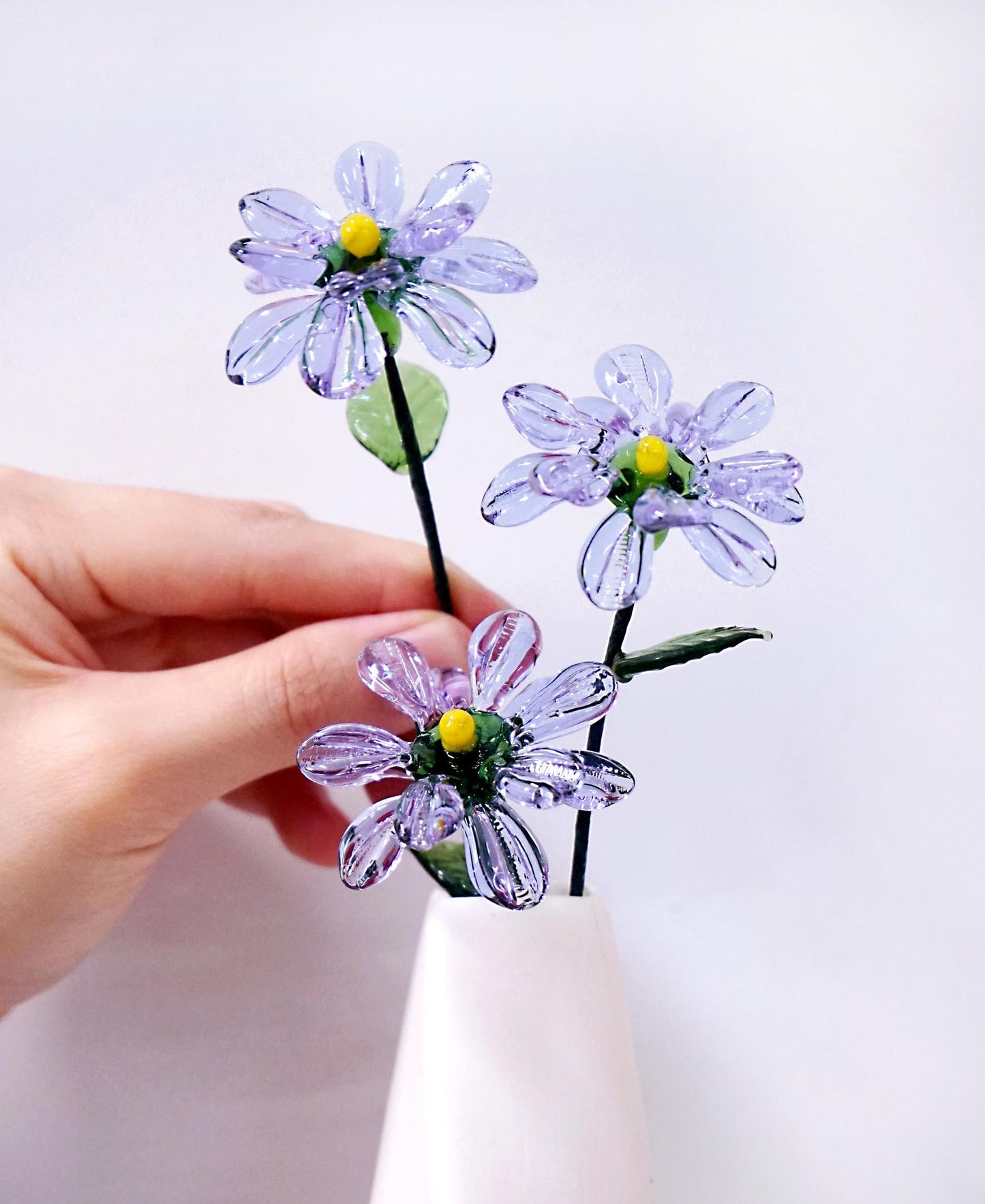 Personalized Glass Birth Month Flower Unique Gifts for Mom Grandma Mother's Day Christmas Gift Ideas