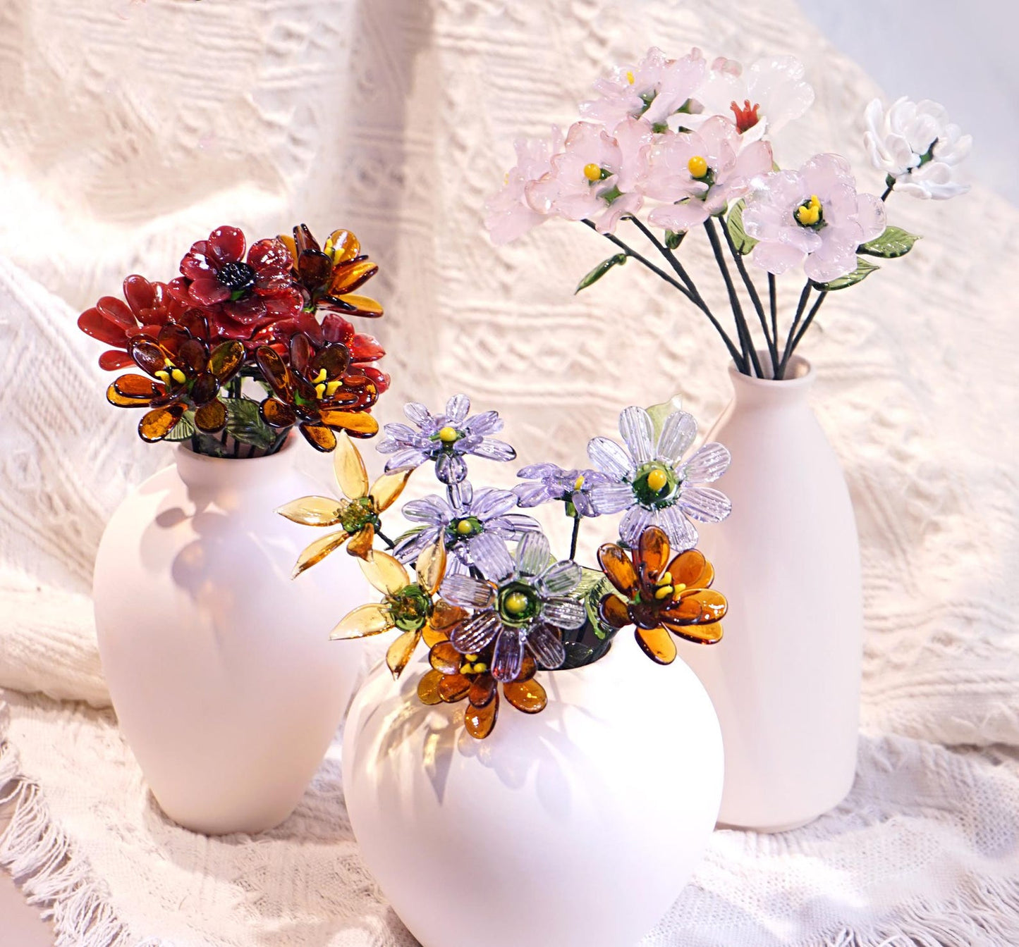Personalized Glass Birth Month Flower Unique Gifts for Mom Grandma Mother's Day Christmas Gift Ideas