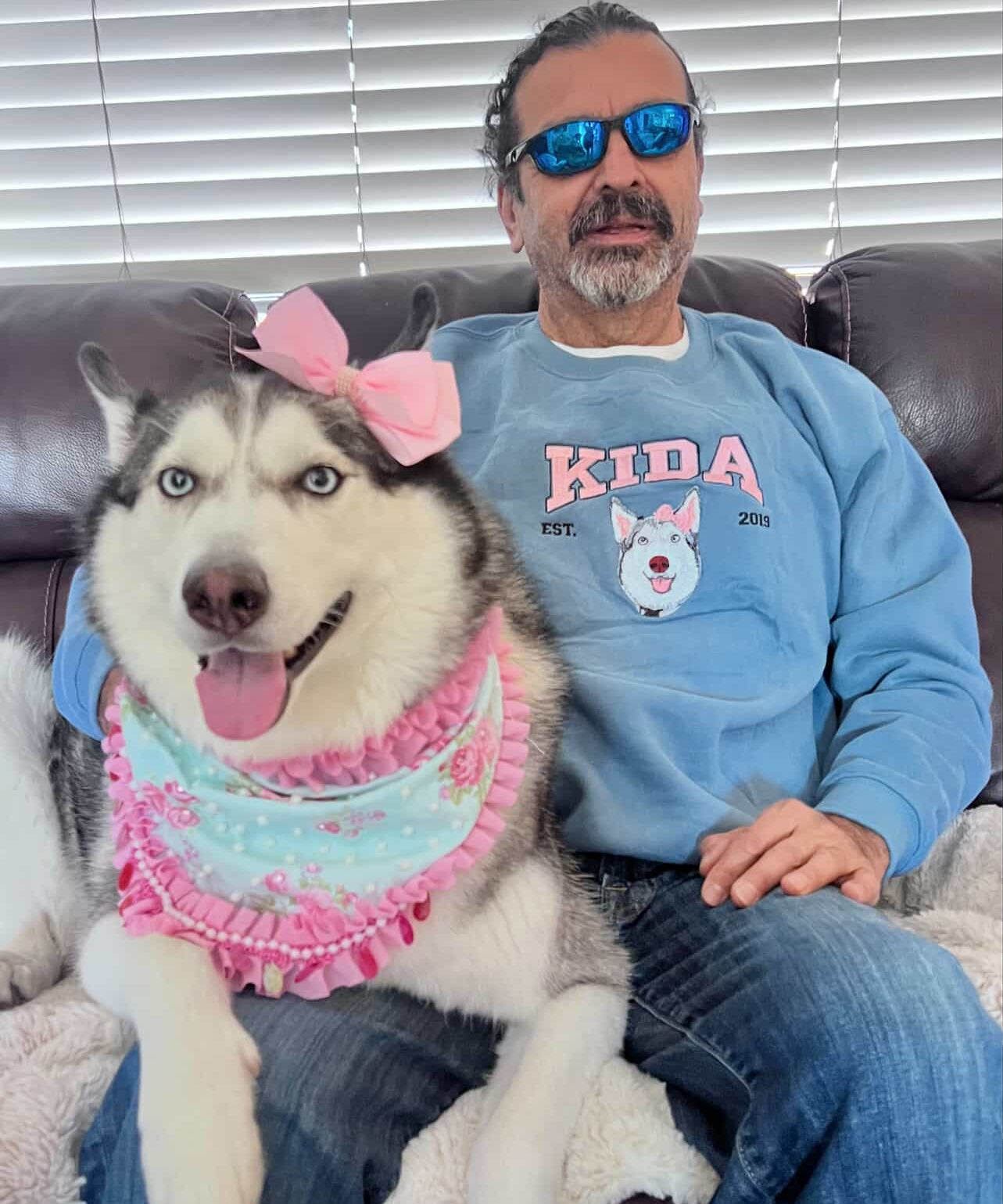 Custom Embroidered Pet Dog Portrait Hoodie with Name Pet Memorial Keepsake Gift for Dog Cat Owner