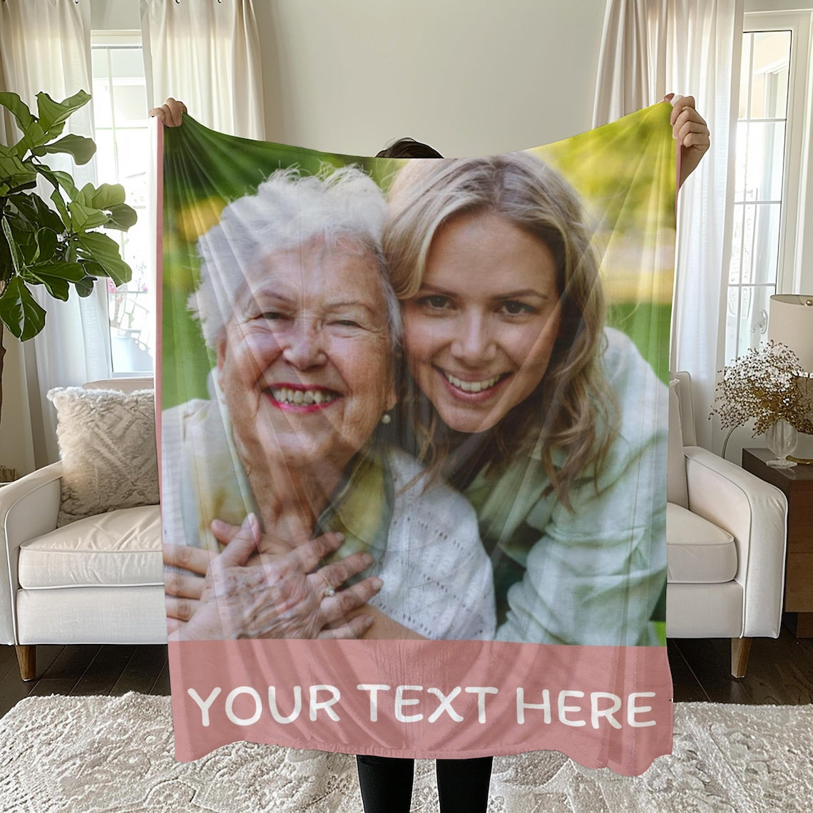 Custom Pet Photo Collage Blanket – Personalized Comfortable Blanket Gift for Dog & Cat Lovers Birthday & Christmas Gift