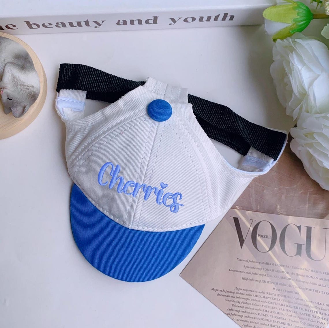 Personalized Dog Hat with Name – Custom Pet Caps & Embroidered Dog Hats Gift For Dog Lovers