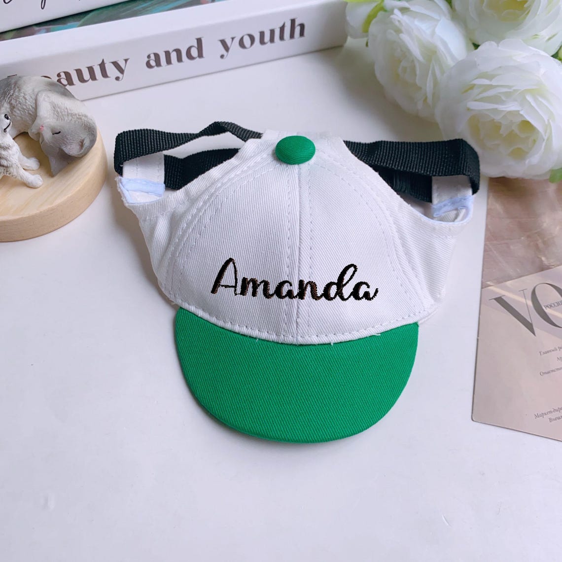 Personalized Dog Hat with Name – Custom Pet Caps & Embroidered Dog Hats Gift For Dog Lovers