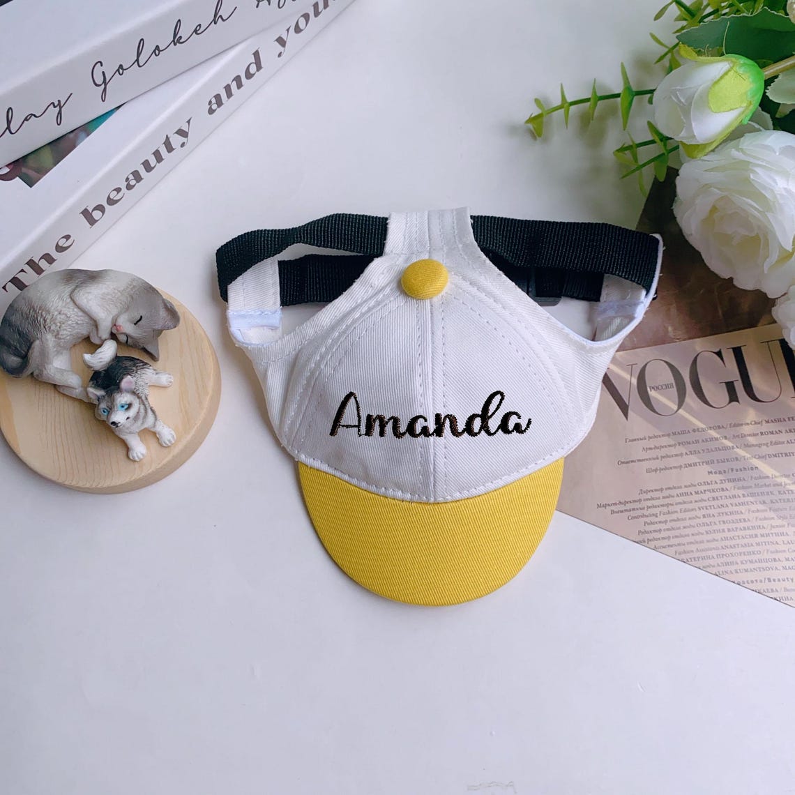 Personalized Dog Hat with Name – Custom Pet Caps & Embroidered Dog Hats Gift For Dog Lovers