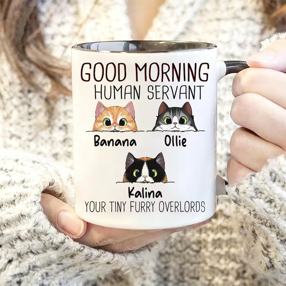 Customized Cartoon Dog Cat Face Mug – Personalized Birthday & Christmas Gift for Pet Lovers