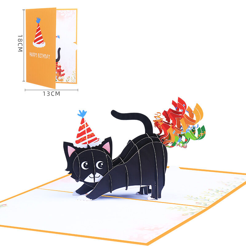 Tarjeta de regalo emergente para mascotas en 3D - 2