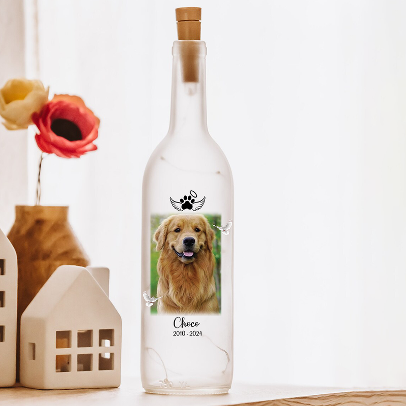 Personalisiertes Hundefoto Pfoten-Nachtlicht Haustier-Erinnerungsgeschenk für Tierliebhaber 