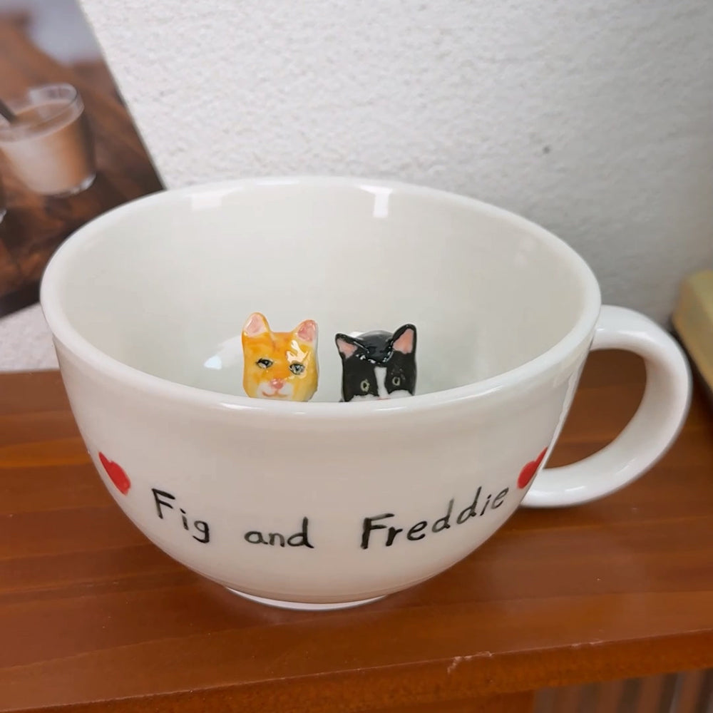 Personalisierte Katzenfutterschaufel mit Namen Geschenk für Tierliebhaber