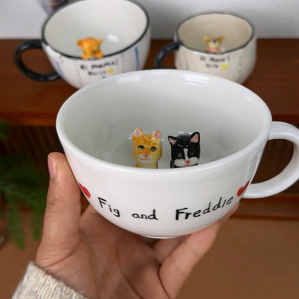 Personalisierte Katzenfutterschaufel mit Namen Geschenk für Tierliebhaber