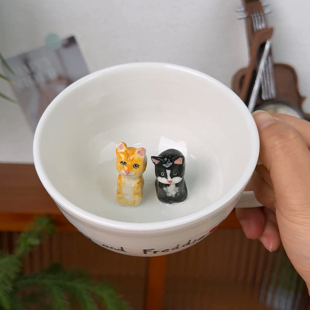 Personalisierte Katzenfutterschaufel mit Namen Geschenk für Tierliebhaber