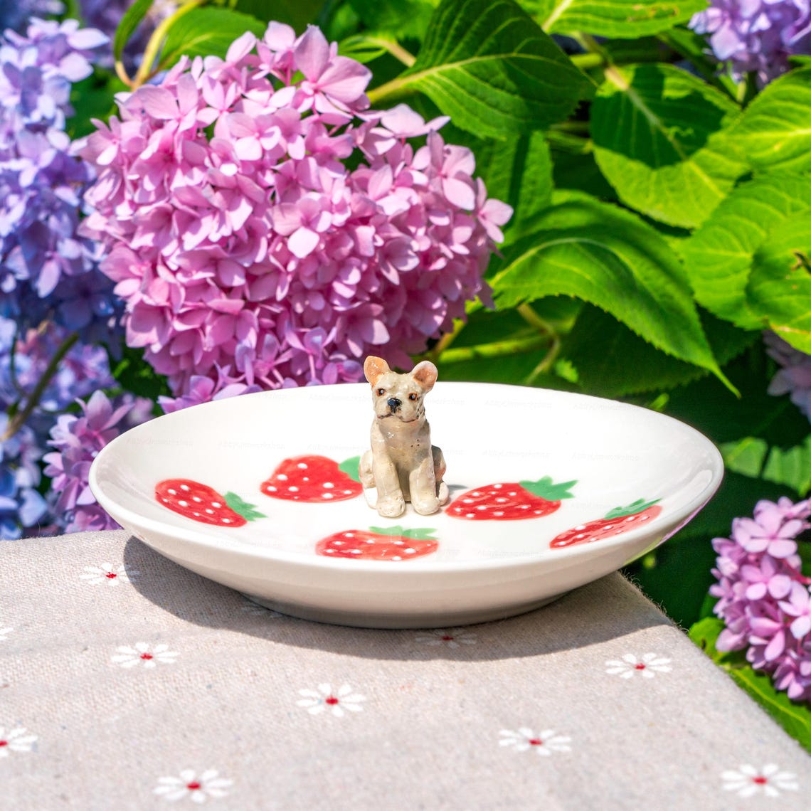 Custom Dog Cat Figurine Jewelry Dish Gift For Pet Parents Dog Mom/Dad Chrismas Keepsake Gift