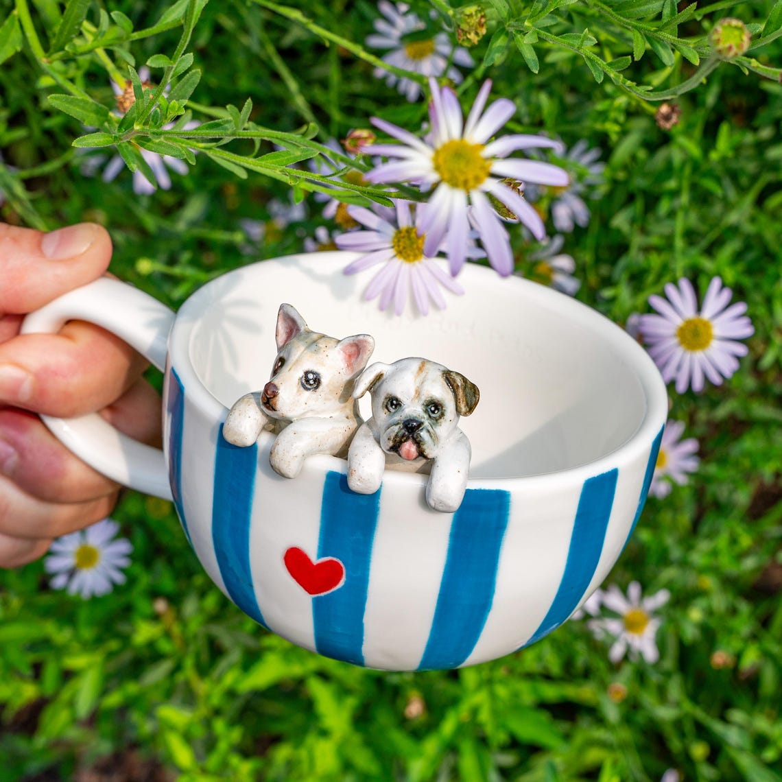 Personalized Pet Figure Mug Birthday Christmas Keepsake Gift for Dog Cat Lovers
