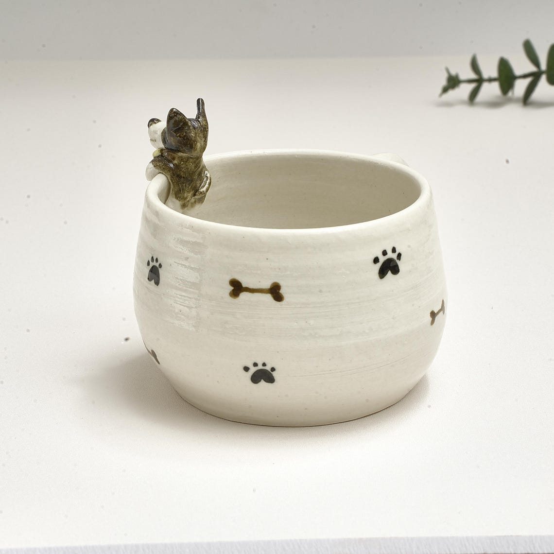 Personalized Pet Figure Mug with Name Birthday Christmas Keepsake Gift for Dog Cat Lovers