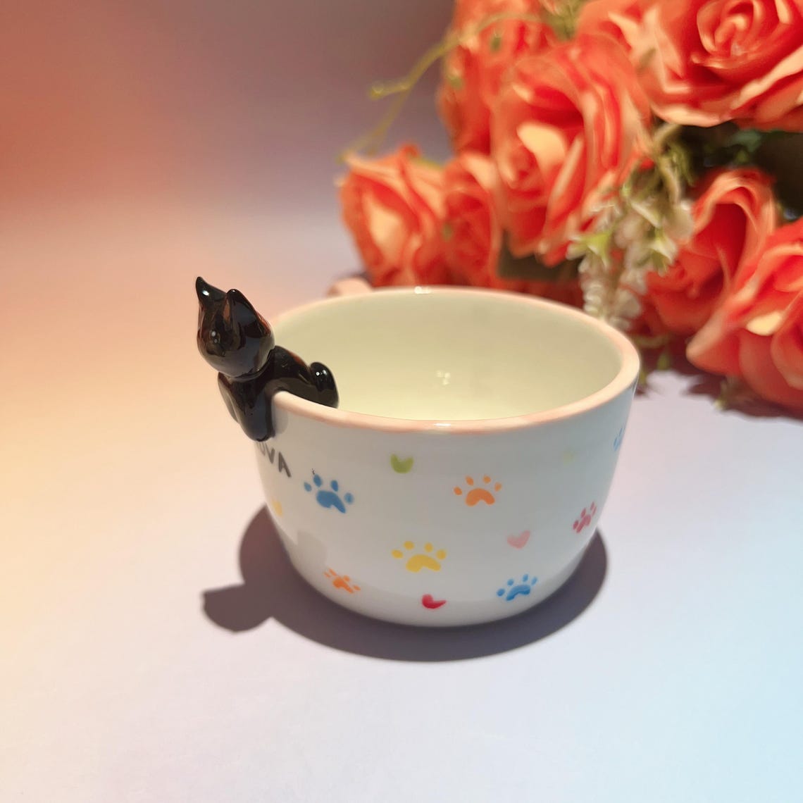 Personalized Pet Figure Mug Birthday Christmas Keepsake Gift for Dog Cat Lovers