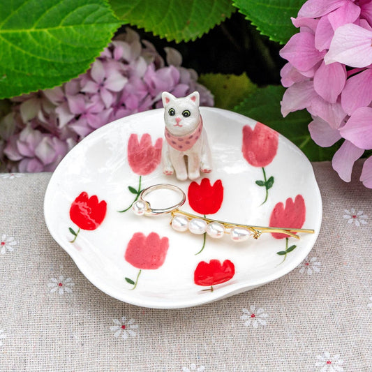 Personalized Pet Photo Figurine Jewelry Dish Wedding Memorial Christmas Gift For Pet Lovers